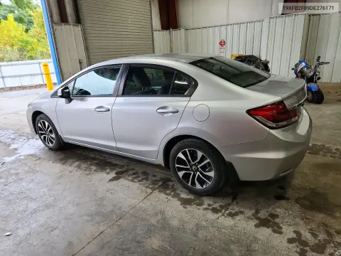 2013 Honda Civic Ex VIN 19XFB2F89DE276171 фото 2