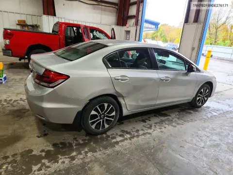 2013 Honda Civic Ex VIN 19XFB2F89DE276171 фото 3