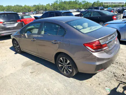 2HGFB2F94DH530898 — 2013 Honda Civic, фото 2 с аукциона Copart, Передняя часть