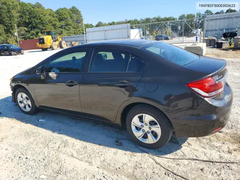 2013 Honda Civic Lx VIN 19XFB2F50DE002623 фото 2