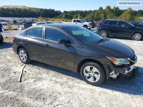 2013 Honda Civic Lx VIN 19XFB2F50DE002623 фото 4