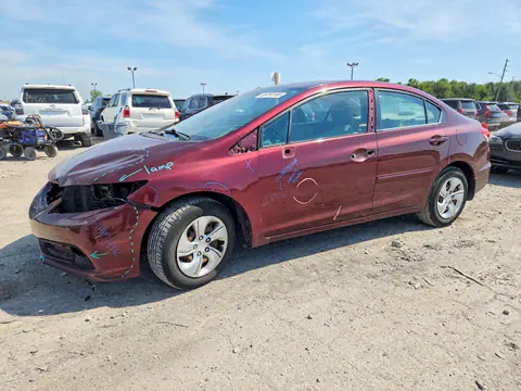 19XFB2F57EE077532 — 2014 Honda Civic, Передняя часть (Front End), фото до ремонта