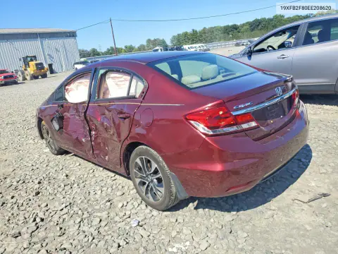 2014 Honda Civic Ex VIN 19XFB2F80EE208620 фото 2