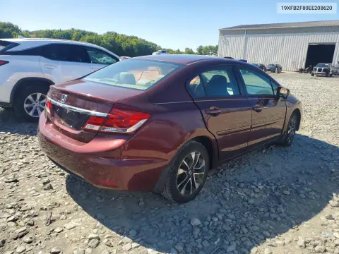 2014 Honda Civic Ex VIN 19XFB2F80EE208620 фото 3