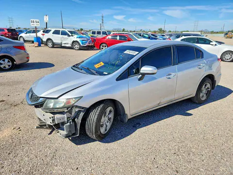 19XFB2F54EE237317 — 2014 Honda Civic, Передняя часть (Front End), фото до ремонта