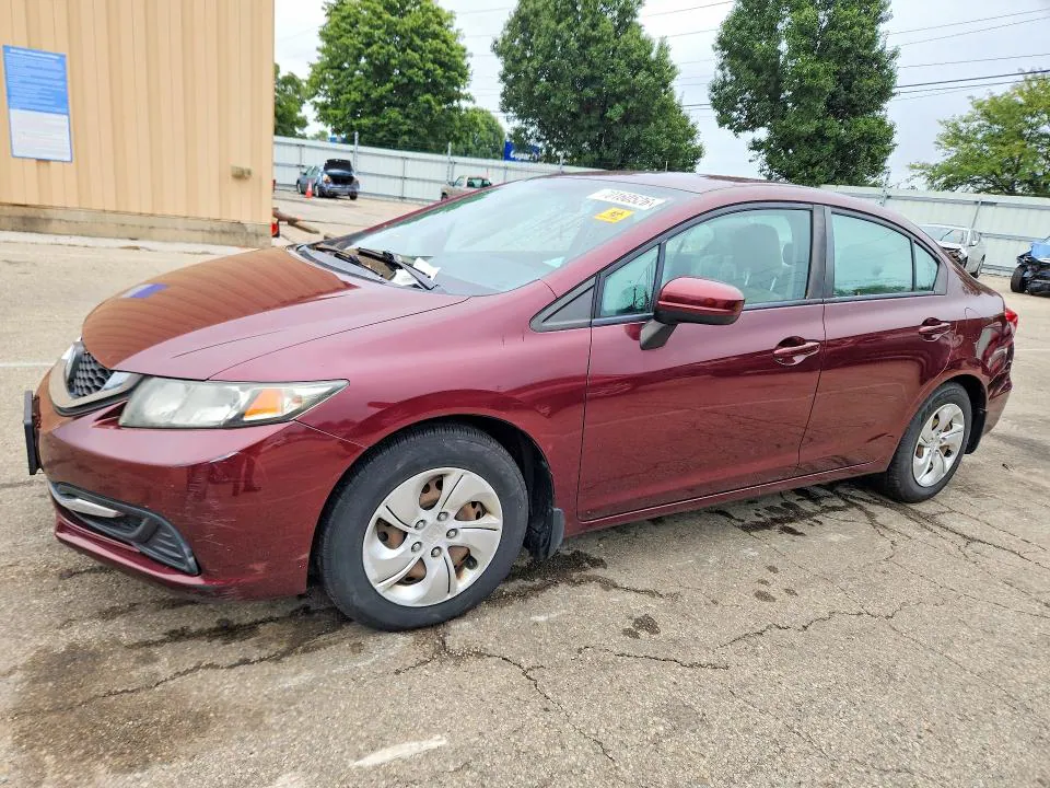 2014 HONDA CIVIC VIN 2HGFB2F54EH553189 фото 1