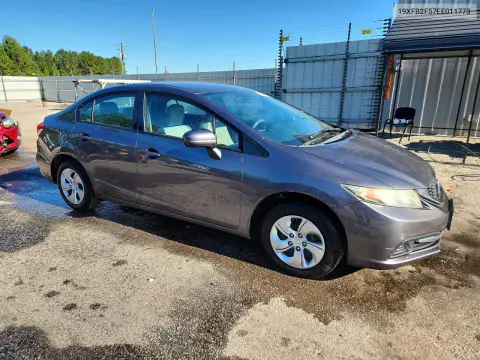 2014 Honda Civic Lx VIN 19XFB2F57EE011773 фото 4