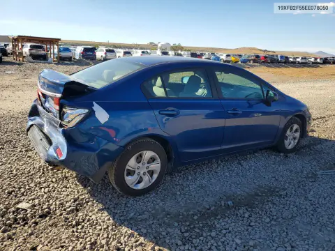 2014 Honda Civic Lx VIN 19XFB2F55EE078050 фото 3