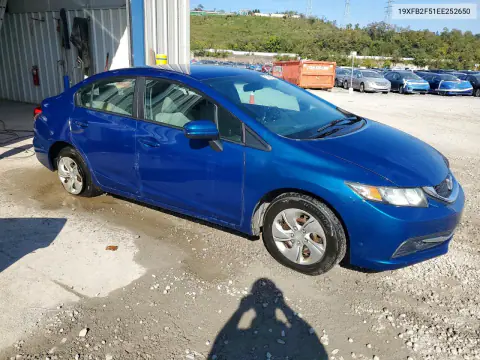 2014 Honda Civic Lx VIN 19XFB2F51EE252650 фото 4