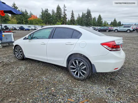 2014 Honda Civic Exl VIN 19XFB2F99EE232293 фото 2