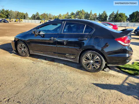 2014 Honda Civic Si VIN 2HGFB6E52EH703342 фото 2