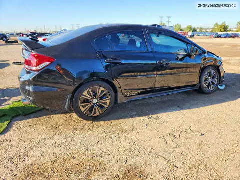 2014 Honda Civic Si VIN 2HGFB6E52EH703342 фото 3