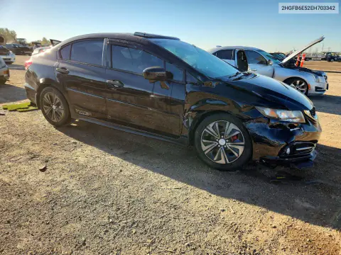 2014 Honda Civic Si VIN 2HGFB6E52EH703342 фото 4