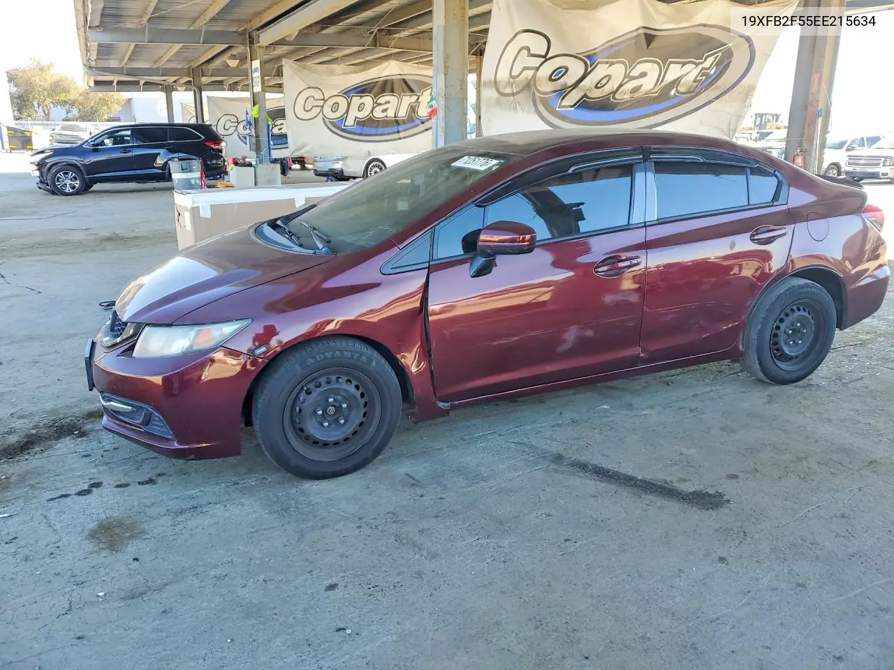2014 Honda Civic Lx VIN 19XFB2F55EE215634 фото 1
