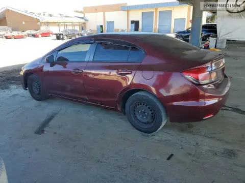 2014 Honda Civic Lx VIN 19XFB2F55EE215634 фото 2