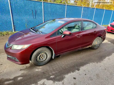 2HGFB2F41EH038710 — 2014 Honda Civic, Механические повреждения, фото до ремонта
