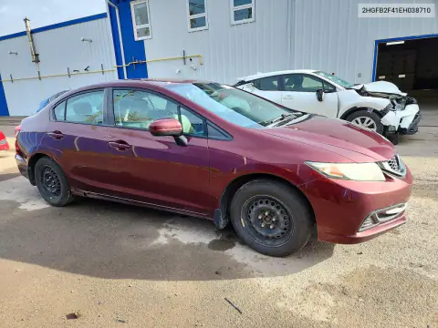 2HGFB2F41EH038710 — 2014 Honda Civic, фото 4 с аукциона Copart, Механические повреждения