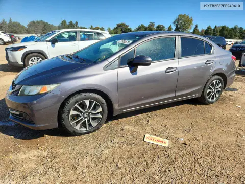2014 Honda Civic Ex VIN 19XFB2F87EE249410 фото 1