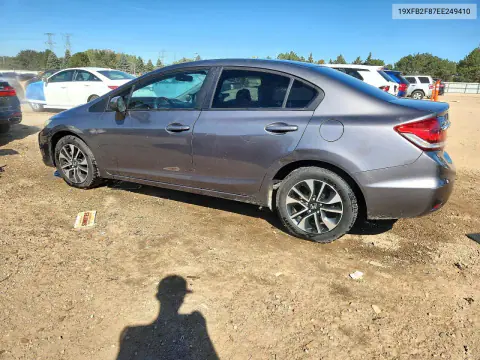2014 Honda Civic Ex VIN 19XFB2F87EE249410 фото 2