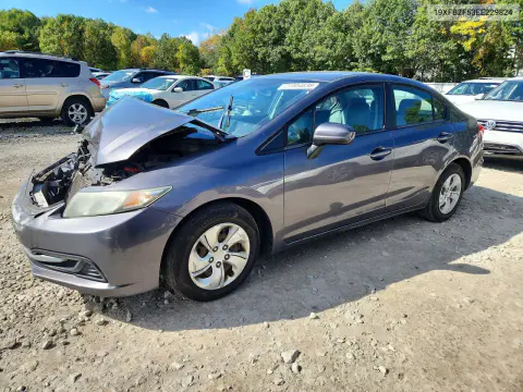 19XFB2F53EE229824 — 2014 Honda Civic, Передняя часть, фото до ремонта