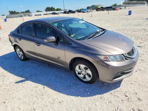 2014 Honda Civic Lx VIN 19XFB2F56EE032503 фото 4