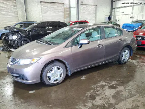 19XFB2F55EE016793 — 2014 Honda Civic, Сторона, фото до ремонта