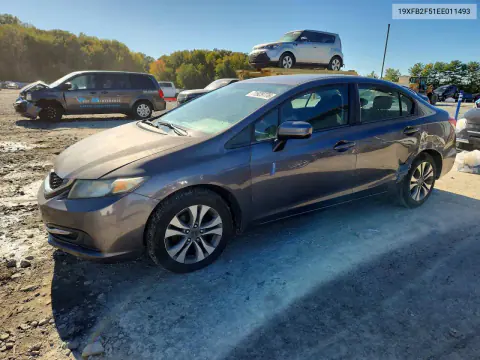 2014 Honda Civic Lx VIN 19XFB2F51EE011493 фото 1