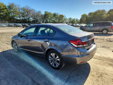 2014 Honda Civic Lx VIN 19XFB2F51EE011493 фото 2