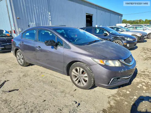 2014 Honda Civic Lx VIN 19XFB2F51EE011493 фото 4