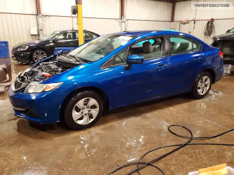 19XFB2F52EE270350 — 2014 Honda Civic, Передняя часть, фото до ремонта