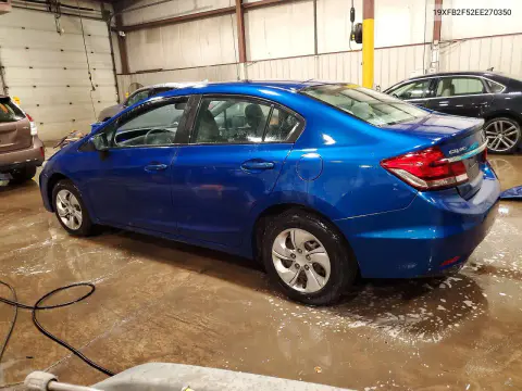 2014 Honda Civic Lx VIN 19XFB2F52EE270350 фото 2
