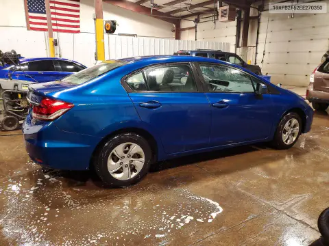 2014 Honda Civic Lx VIN 19XFB2F52EE270350 фото 3