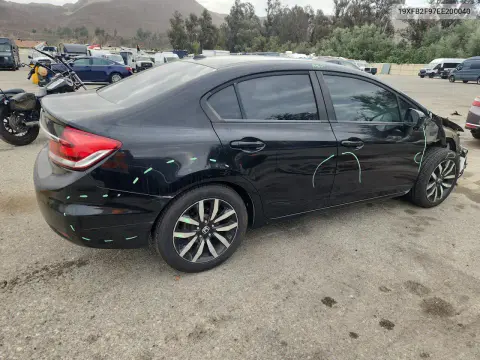 2014 Honda Civic Exl VIN 19XFB2F97EE200040 фото 3