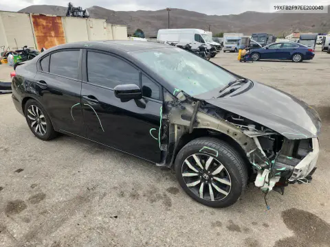 2014 Honda Civic Exl VIN 19XFB2F97EE200040 фото 4