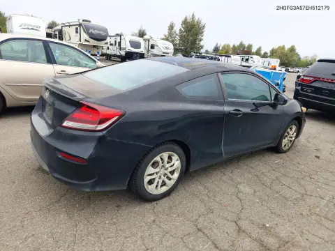 2014 Honda Civic Lx VIN 2HGFG3A57EH512179 фото 3