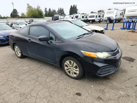 2014 Honda Civic Lx VIN 2HGFG3A57EH512179 фото 4