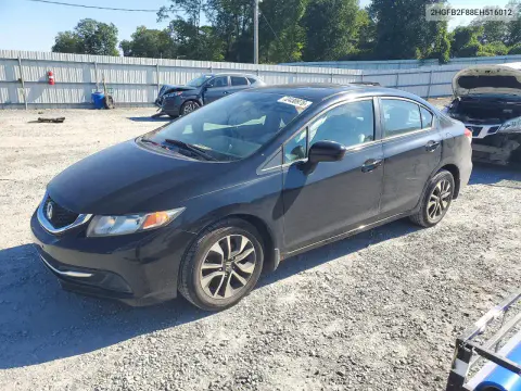 2HGFB2F88EH516012 — 2014 Honda Civic, Сторона, фото до ремонта