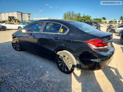 2014 Honda Civic Ex VIN 19XFB2F86EE071232 фото 2