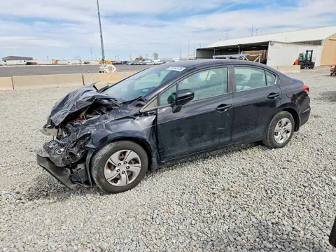 19XFB2F58FE000363 — 2015 Honda Civic, Передняя часть (Front End), фото до ремонта