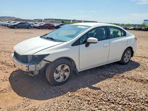 19XFB2F58FE221946 — 2015 Honda Civic, Передняя часть (Front End), фото до ремонта