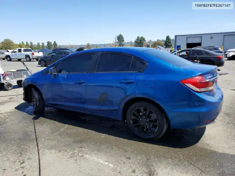 19XFB2F87FE267147 — 2015 Honda Civic, фото 2 с аукциона Copart 15.10.2026, Передняя часть
