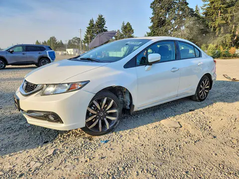 19XFB2F90FE261201 — 2015 Honda Civic, Передняя часть (Front End), фото до ремонта