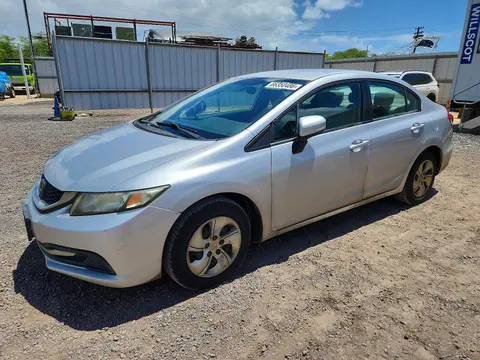 19XFB2F55FE104440 — 2015 Honda Civic, Задняя часть (Rear End), фото до ремонта
