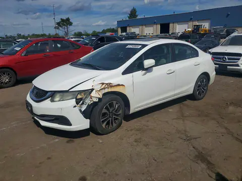 19XFB2F83FE069472 — 2015 Honda Civic, Передняя часть (Front End), фото до ремонта