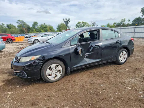 19XFB2F52FE005297 — 2015 Honda Civic, Боковая часть, фото до ремонта