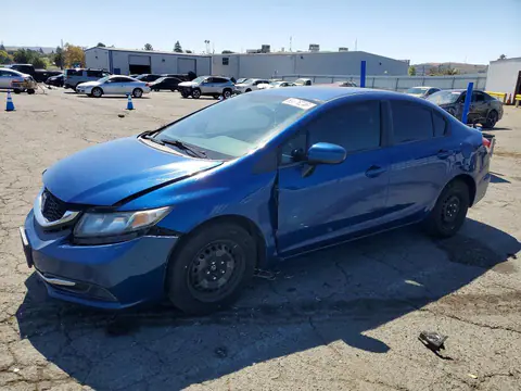 19XFB2F56FE203171 — 2015 Honda Civic, Передняя часть (Front End), фото до ремонта
