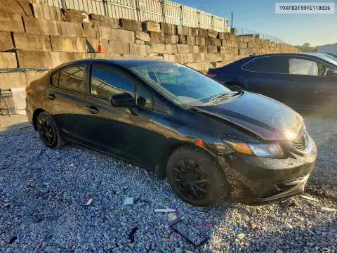 2015 Honda Civic Lx VIN 19XFB2F59FE118826 фото 4