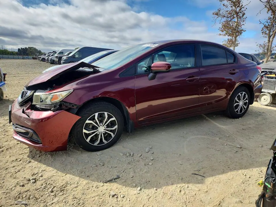 2HGFB2F58FH527308 Honda Civic 2015 — повреждение Передняя часть, фото до ремонта