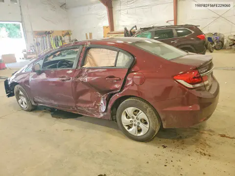 2015 Honda Civic Lx VIN 19XFB2F56FE229060 фото 2