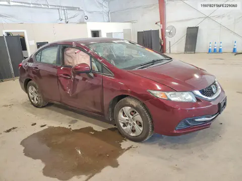 2015 Honda Civic Lx VIN 19XFB2F56FE229060 фото 4